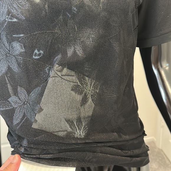Floral see through polo - Picture 4 of 6